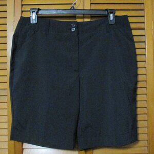 Kate Lord black shorts with stretch and pockets size 14